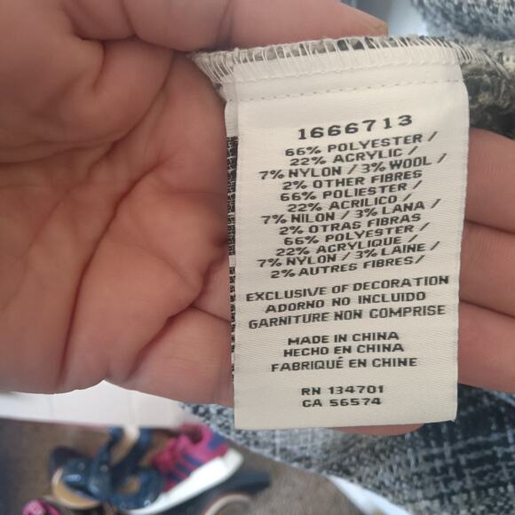 Cabincore Plaid Jacket By Boston Traders Black And White With Tags. Sz M - Picture 6 of 6